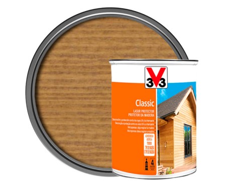 Lasur Protector Fusta Exterior v33 Roure Clar