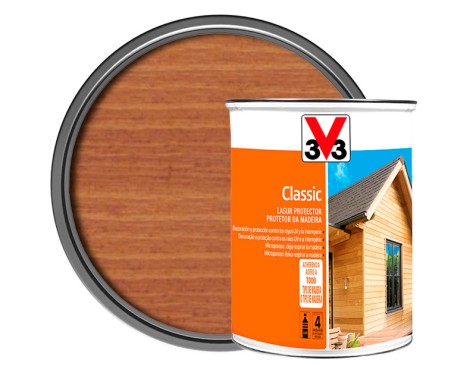 Lasur Protector Madera Exterior v33 Teca