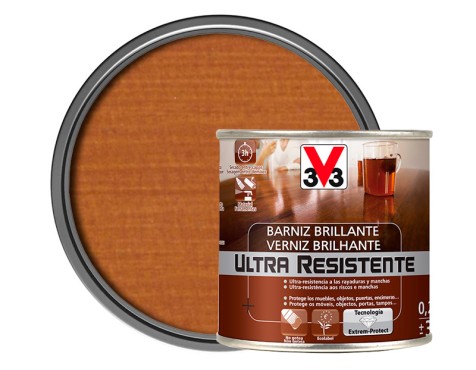 Vernís A L'aigua Per Fusta v33 Cirerer