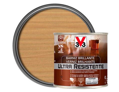 Vernís A L'aigua Per Fusta v33 Roure Clar