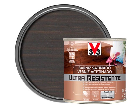 Vernís A L'aigua Per Fusta v33 Wengué
