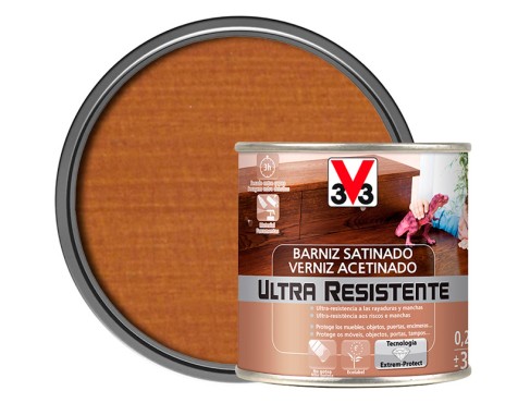 Vernís A L'aigua Per Fusta v33 Cirerer