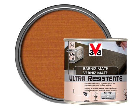 Vernís A L'aigua Per Fusta v33 Cirerer