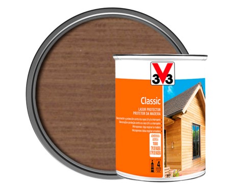 Lasur Protector Madera Exterior v33 Castaño