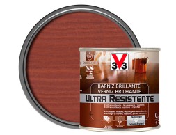 Barniz Al Agua Para Madera v33 Caoba