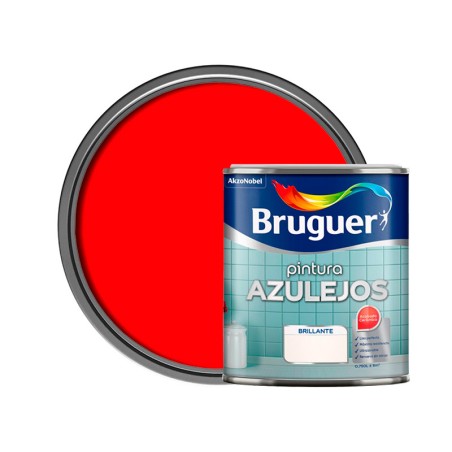 Esmalt Rajoles Bruguer Vermell Rosella