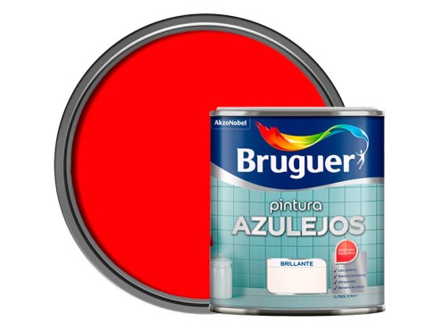 Esmalt Rajoles Bruguer Vermell Rosella