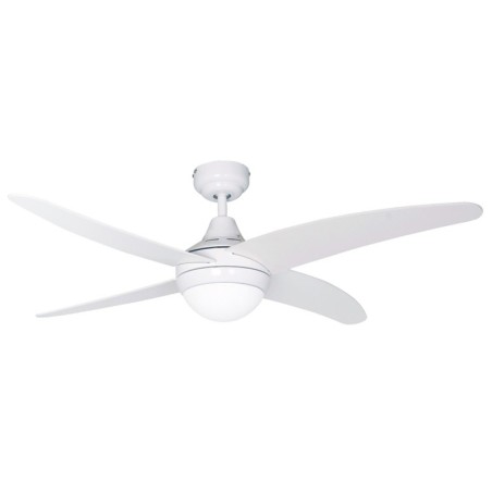 Ventilador De Techo Con Luz Blanco Anke