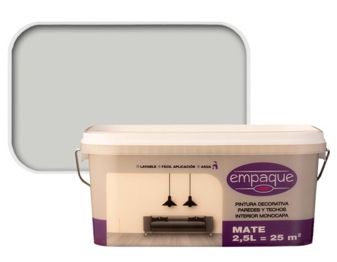 Pintura Monocapa Gris Suau