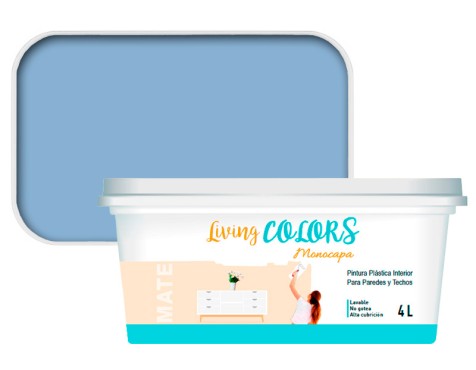 Pintura Living Colors Azul Mar