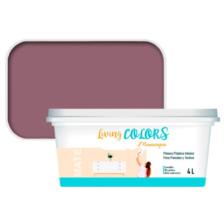 Pintura Living Colors Púrpura Fashion