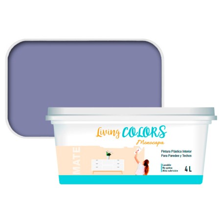 Pintura Living Colors Violeta Folk