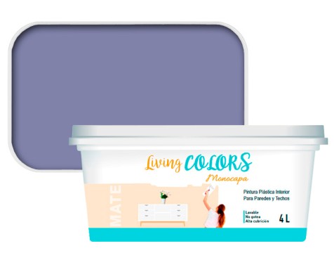 Pintura Living Colors Violeta Folk