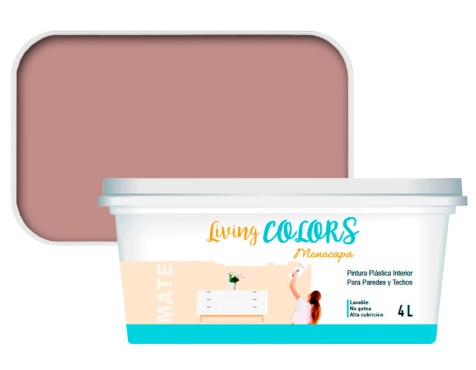 Pintura Living Colors Malva Natural