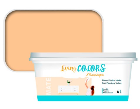 Pintura Living Colors Taronja Suau
