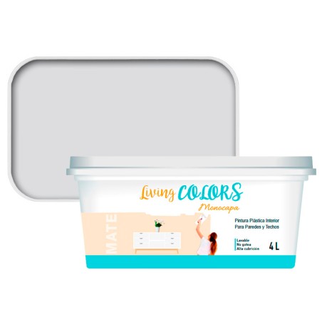 Pintura Living Colors Gris Escarcha