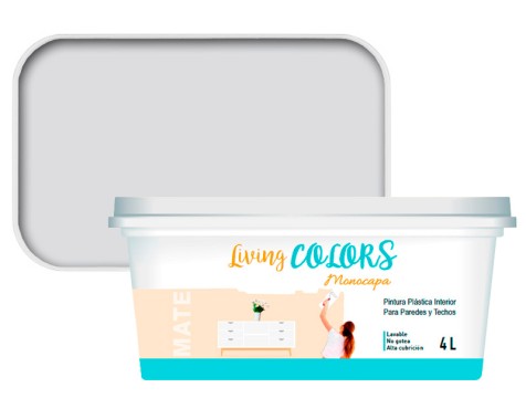 Pintura Living Colors Gris Escarcha
