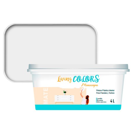 Pintura Living Colors Blanco Roto Polar