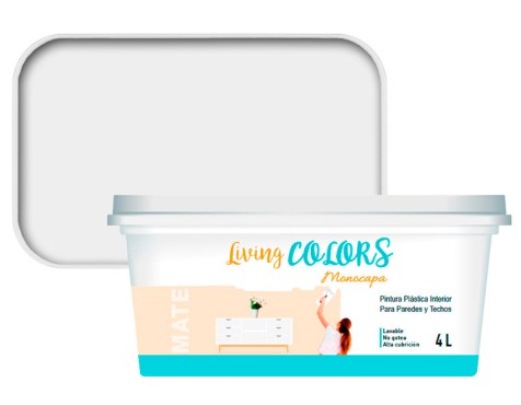 Pintura Living Colors Blanco Roto Polar