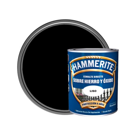 Esmalte Metálico Hammerite® Liso Negro