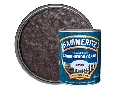 Esmalte Metálico Hammerite® Martelé Negro