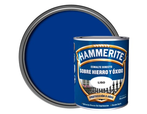 Esmalte Metálico Hammerite® Liso Azul Oscuro
