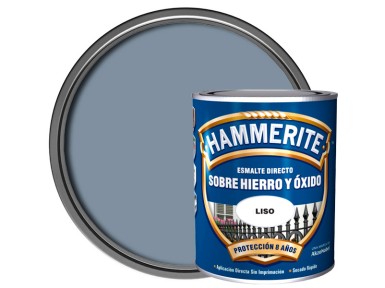  Esmalt ferro i òxid Hammerite® llis gris perla brillant 