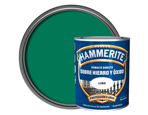 Esmalte Metálico Hammerite® Liso Verde