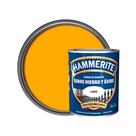 Esmalte Metálico Hammerite® Liso Amarillo