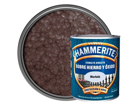 Esmalt Metàl·Lic Hammerite® Martelé Marró