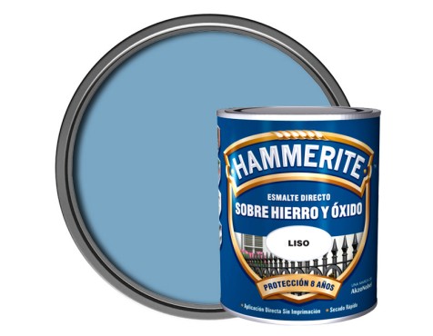 Esmalte Metálico Hammerite® Liso Gris