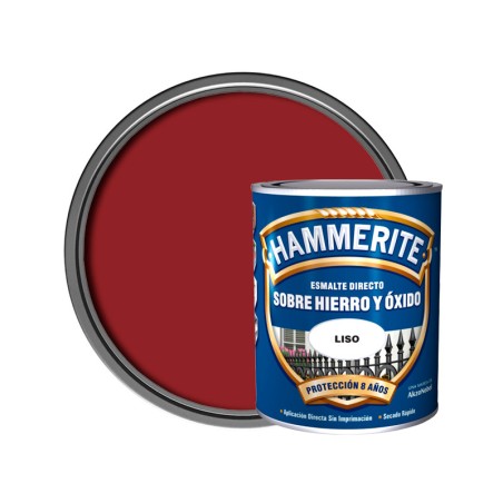 Esmalte Metálico Hammerite® Liso Rojo Carruajes