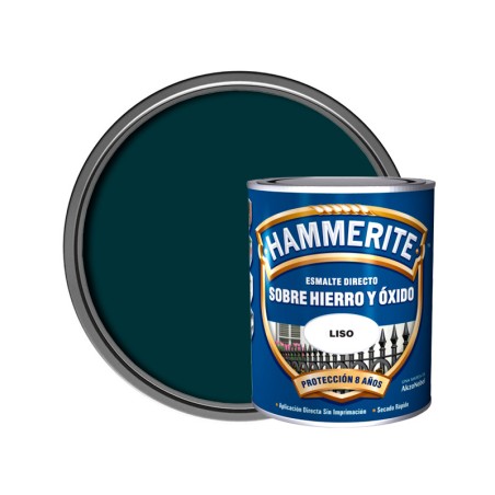 Esmalte Metálico Hammerite® Liso Verde Oscuro