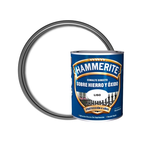 Esmalte Metálico Hammerite® Liso Blanco