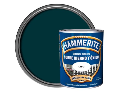 Esmalt Metàl·Lic Hammerite® Llis Gris Fosc