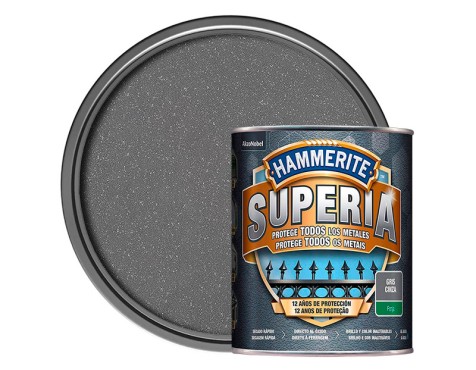 Hammerite® Superia Esmalte Liso Efecte Forja Gris