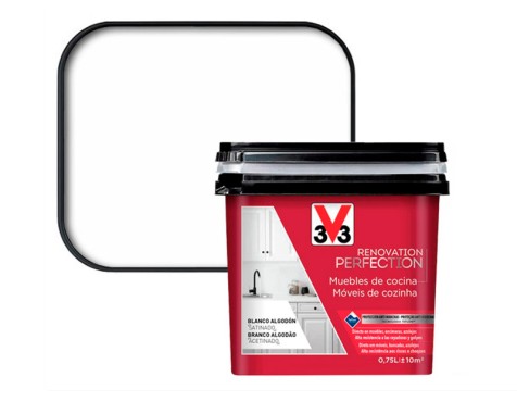Renovation Perfection Cocinas v33 Blanco Algodón