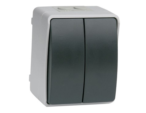 Interruptor Conmutador Doble Simon Atlantis