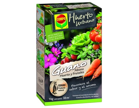 Guano Abono Huerto Y Frutales Compo