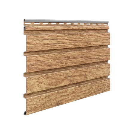 Revestimiento Exterior Pvc Fronto Roble Miel
