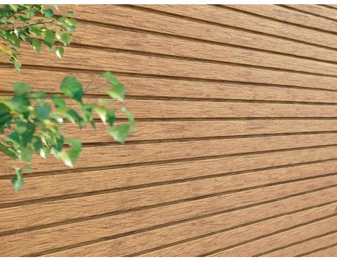 Revestimiento Exterior Pvc Fronto Roble Miel