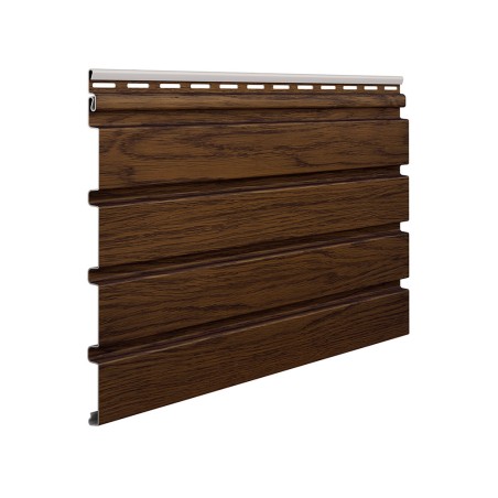 Revestimiento Exterior Pvc Fronto Nogal