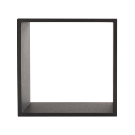 Juego 3 Estantes Cubo Pared Negro