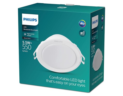 Downlight Led Meson Empotrable Blanc 3uds