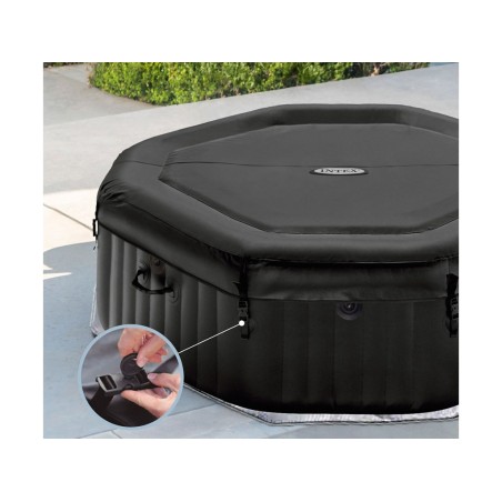 Spa Hinchable Jet & Bubble Deluxe Negro