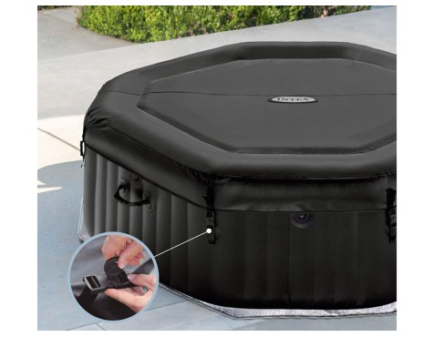 Spa Hinchable Jet & Bubble Deluxe Negro