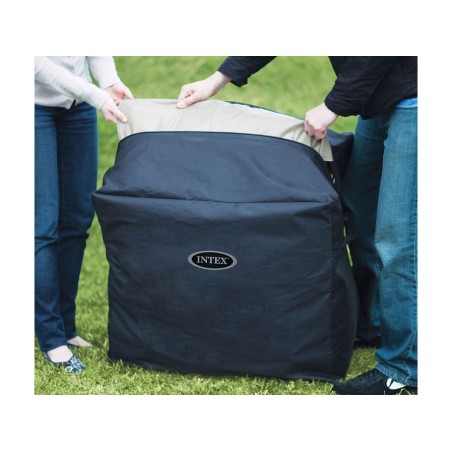 Spa Hinchable Jet & Bubble Deluxe Negro