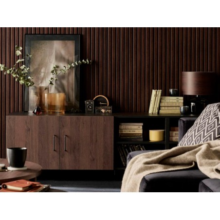Revestimiento Pvc Lamas Linerio M-Line Chocolate