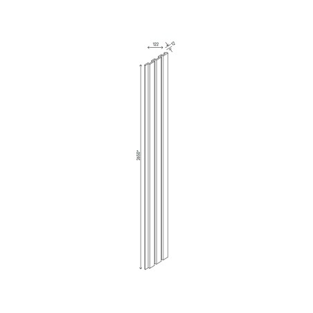 Revestimiento Pvc Lamas Linerio M-Line Antracita