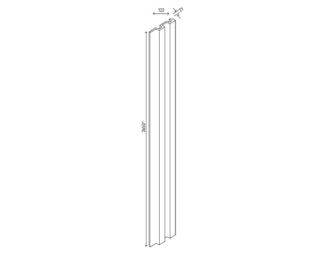 Revestimiento Pvc Lamas Linerio L-Line Mocca